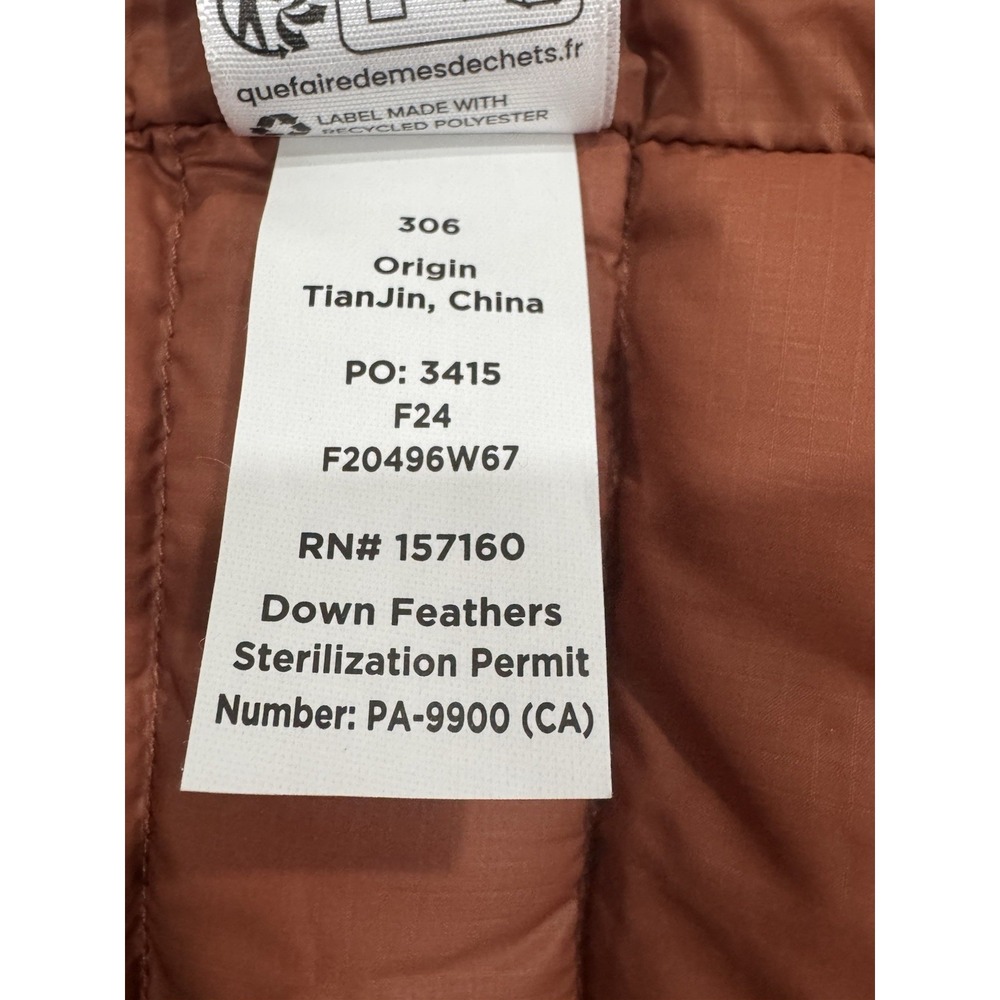 Cotopaxi Fuego Down Vest Women's Red Cream Green Pink Puffer Insulated Size WS - Picture 9 of 9